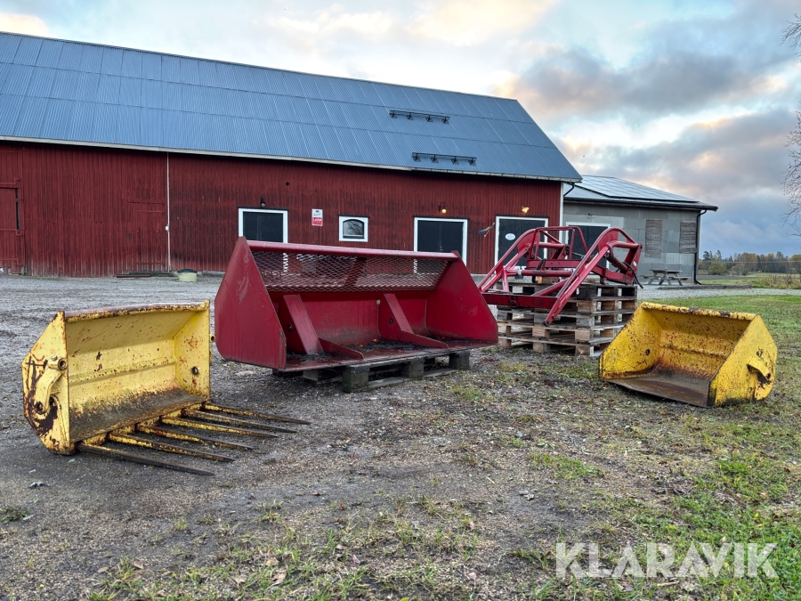 Lastare, skopor och gödselgrep Ålö 