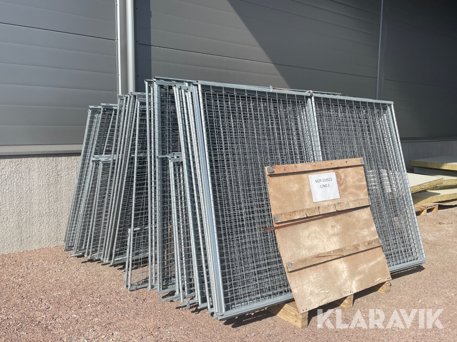 Rasskydd / galler till pallställ galvat