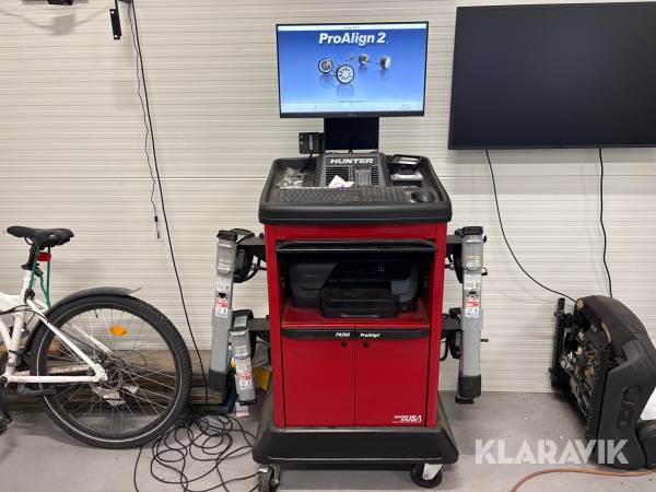 Hjulinställningsmaskin Hunter ProAlign 2 med billyft