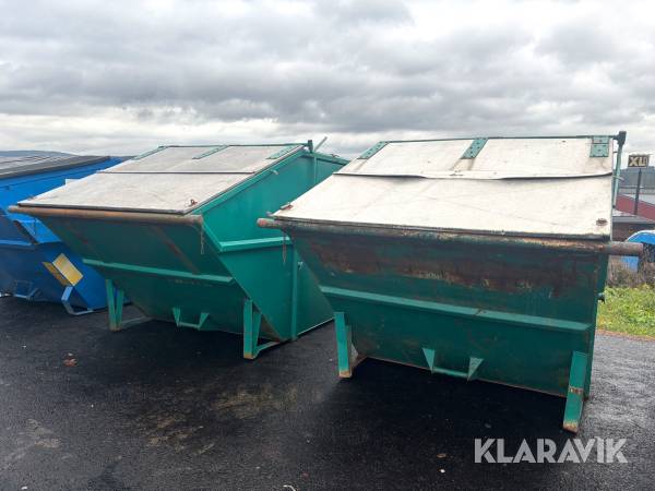 Containrar 2 st Frinab -8 kubik