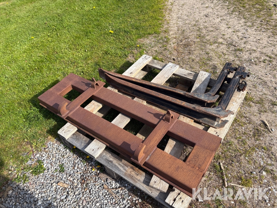 Trimafäste & 2st separata gafflar