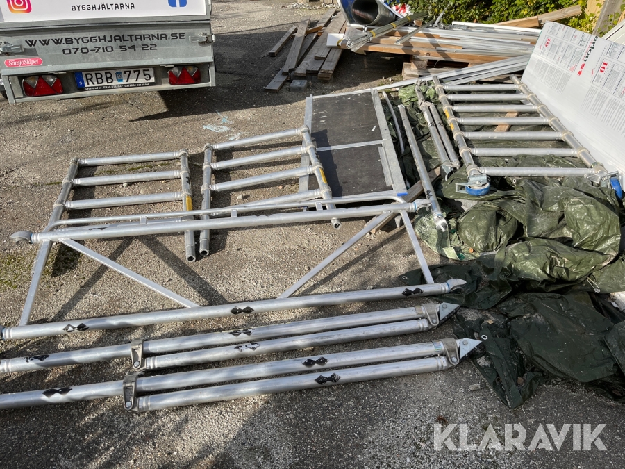 Delar till byggställning