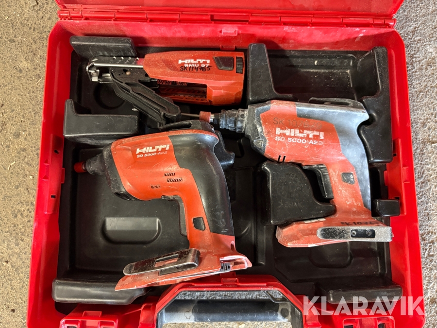 2st Gipsskruvautomat Hilti SD 5000-A22