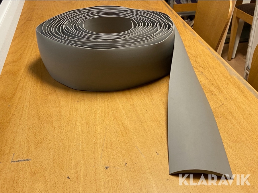 Påkörningsskydd/väggskydd plast 120mm grå 15m