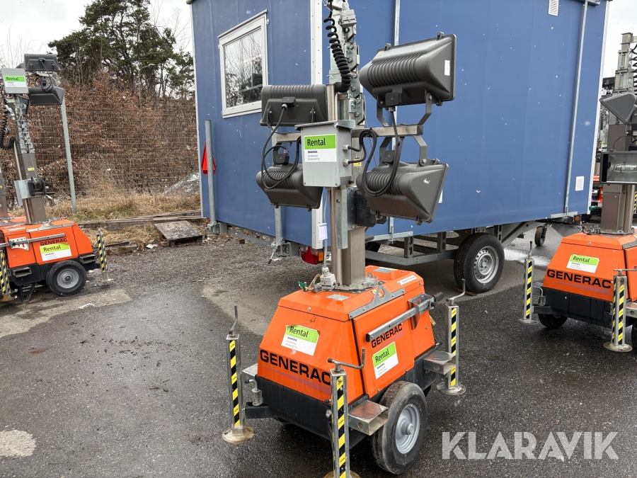 Belysningsmast Generac Tower light 7 m