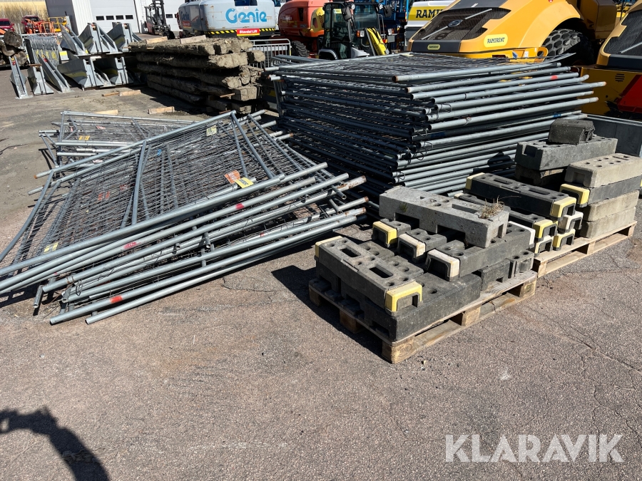 Byggstaket 53 st med fot