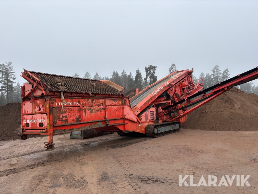 Finsorteringsverk Terex Finlay Supertrak 694T