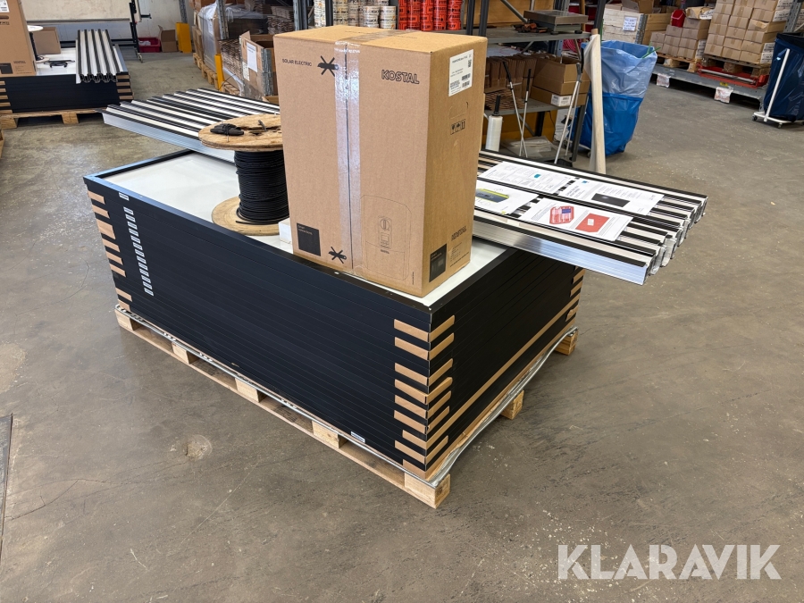 Komplett solcellspaket Qcells kostal