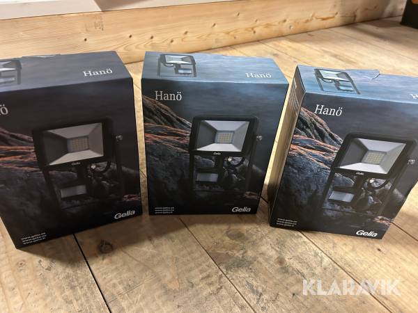 Arbetsbelysning Gelia Hanö 3 st