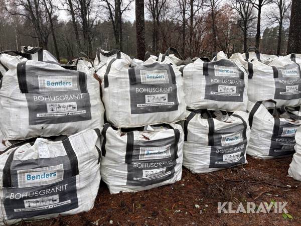 Smågatsten/ Gatsten Benders 9/11 rustik granit ca 150m2 ca 30ton