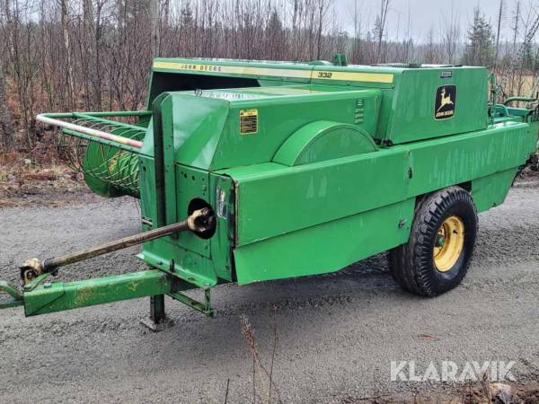 Hårdpress John Deere 332