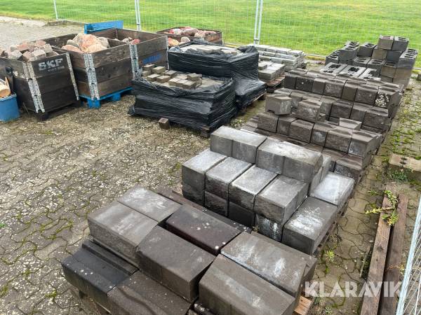 Sten, betongmur m.m.