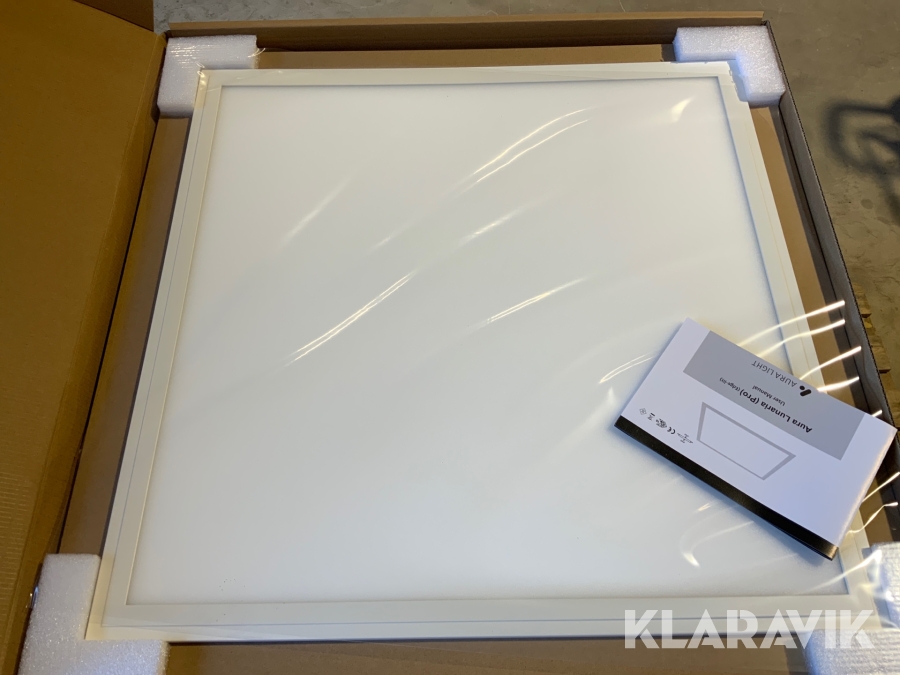 Ljusarmarur till system innertak Aura light, Värnamo, Klarav