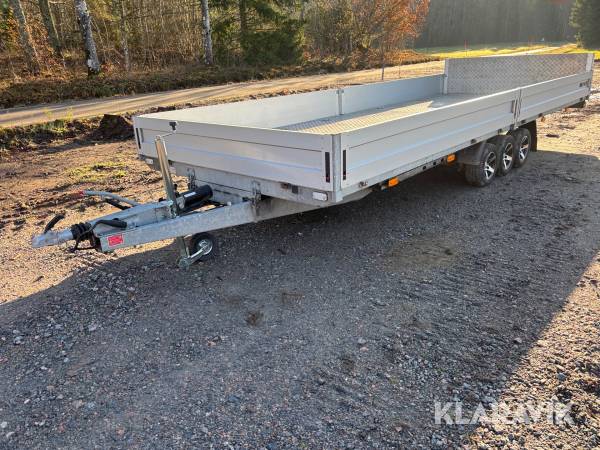 Maskinsläp Agados Adam 37 B3 Tridem