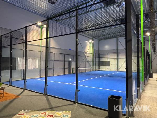 Padelbana dubbel Padeltotal 10x20m