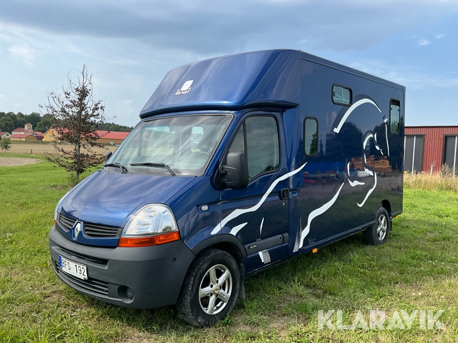 Hästbuss Renault Master Theault Dci150 B-kort