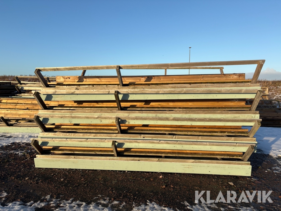 Staketsektioner / plank 12 st