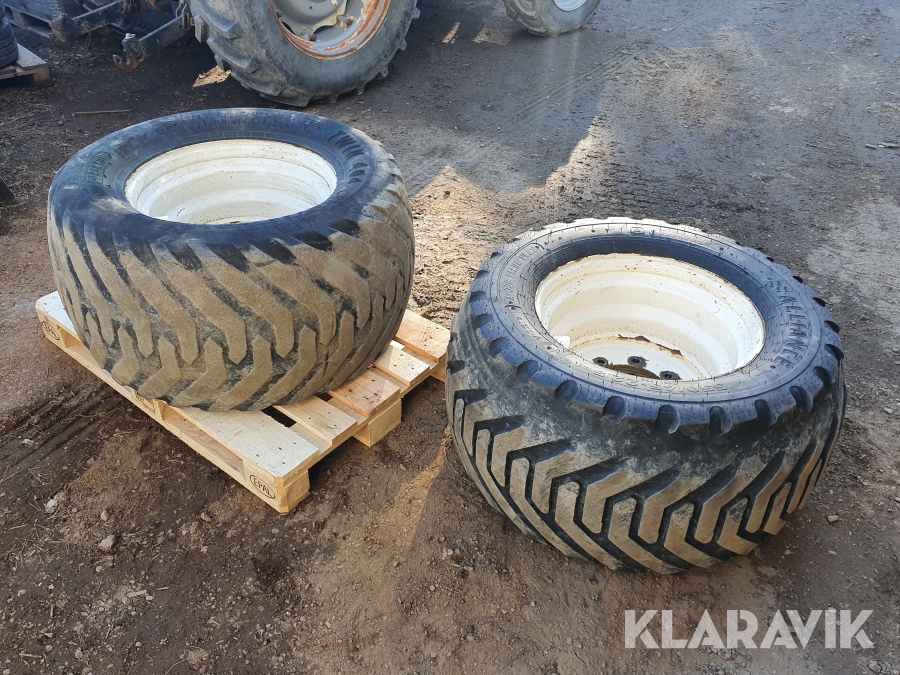 Twindäck på fälg 2 st Trelleborg & Alliance Twin 404 & A-328 Value plus