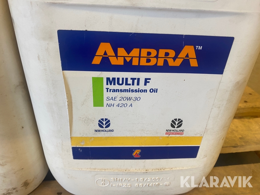 Transmissionsolja och motorolja Ambra 20w-30 / 15w-40, Håbo