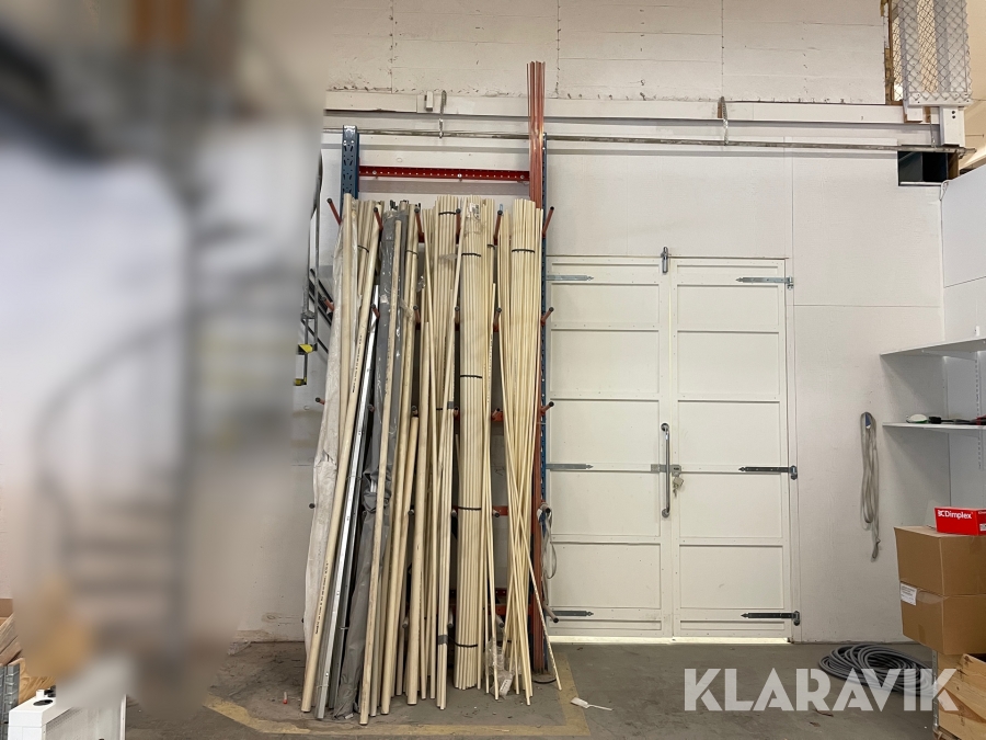 Listställ, kopparröd och VP rör Pipelife 16-50 mm