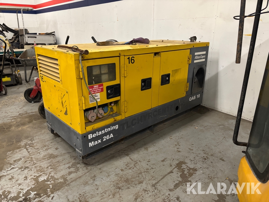 Generator Atlas Copco QAS18