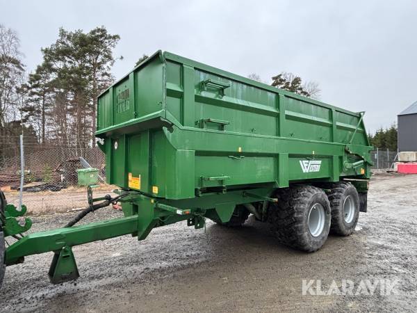 Dumpervagn/semitrailer Western WF16DL