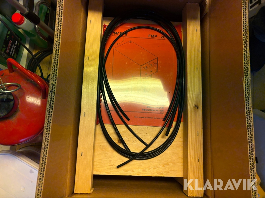 Pneumatisk press för kabelskor WDT FMP-20