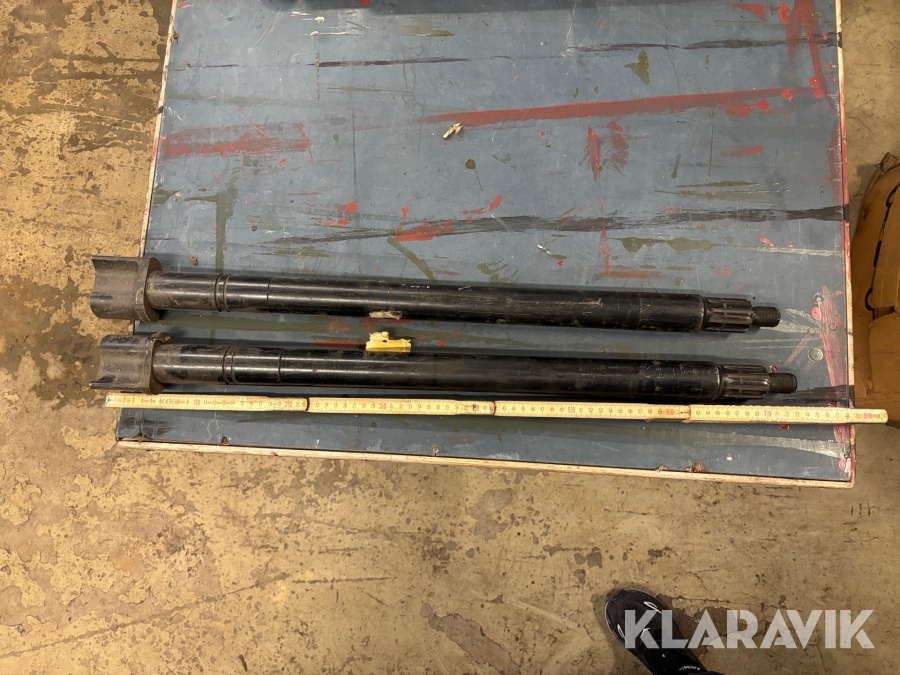 Nockaxlar till släpvagn 2 st