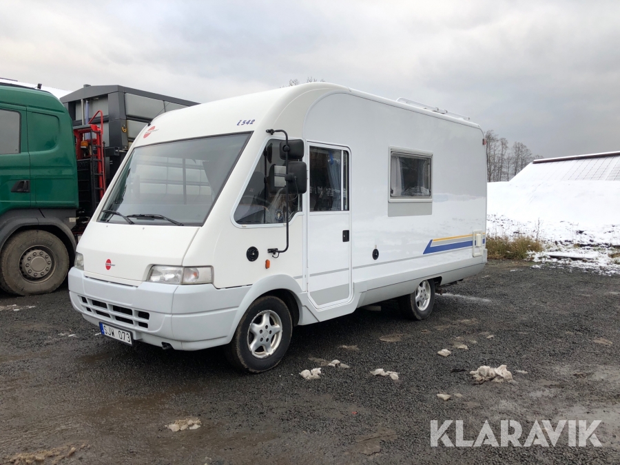 Husbil Fiat Bürstner I 542 Elegance helintegrerad