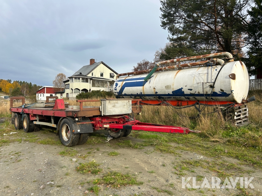 Maskinsläp med tank Briab SB3AN-26-65