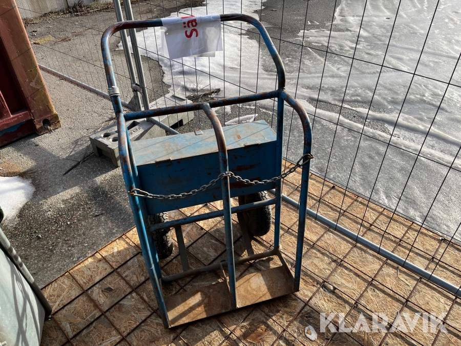 Vagn för 2st gastuber