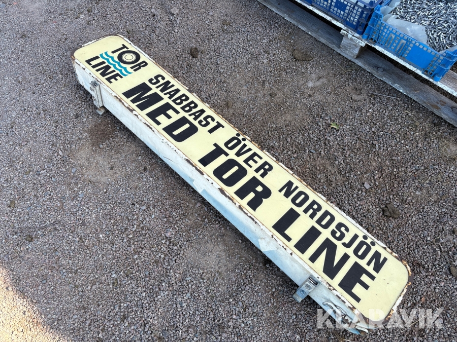 Ljusskylt till lastbil