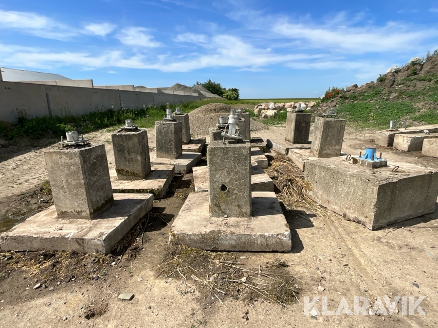 Betongfundament 10 st