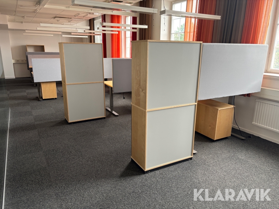 Kontorsinredning Kinnarps 10st arbetsplatser