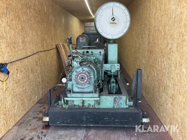 Vattenbromsbänk för motorer Volvo Penta