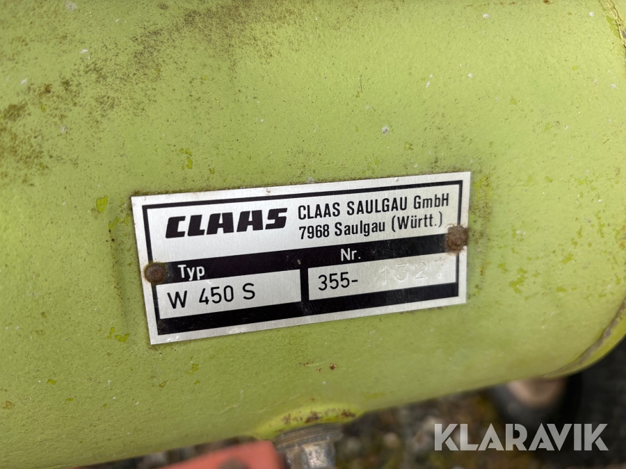 Hövändare Claas W 450s