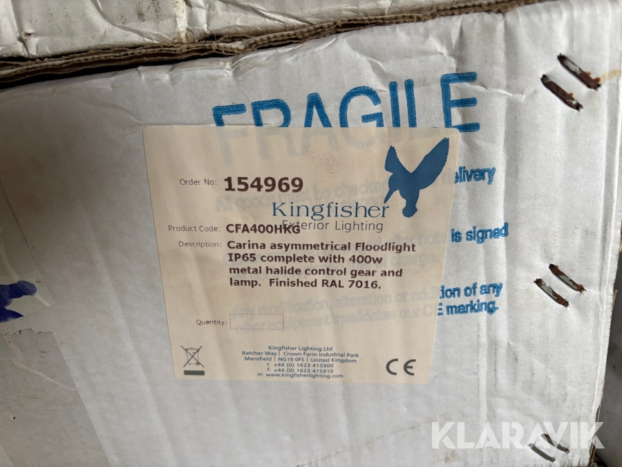 Fasadbelysning Kingfischer 10 st