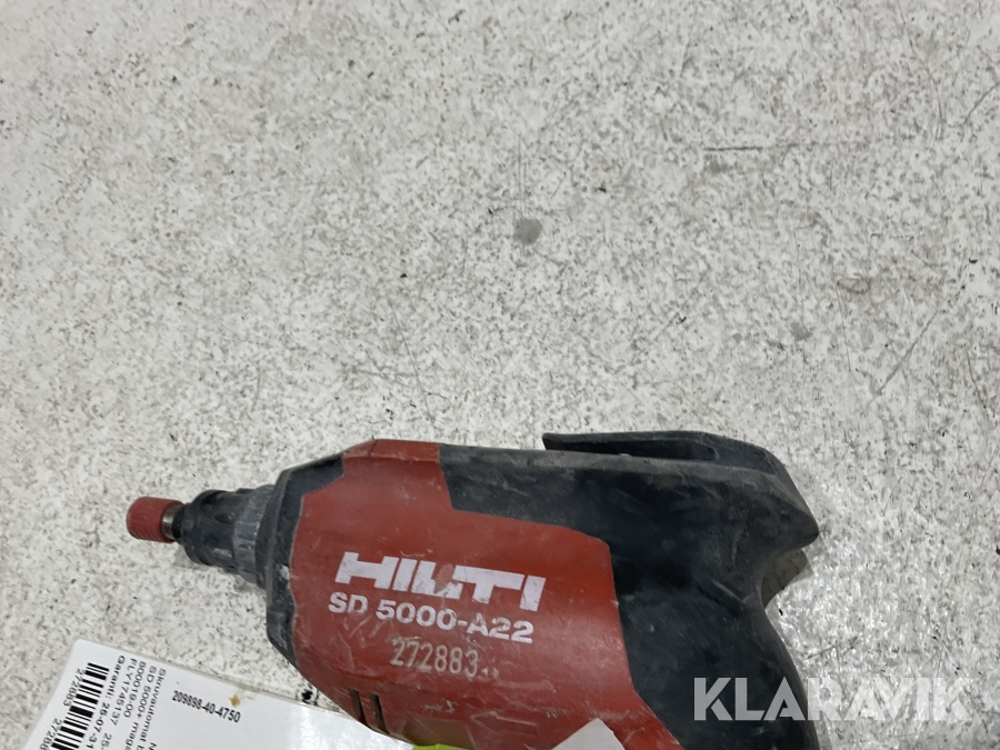 Skruvautomat batteri Hilti SD 5000 A22
