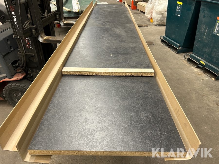 Bänkskiva Basalt Slate P