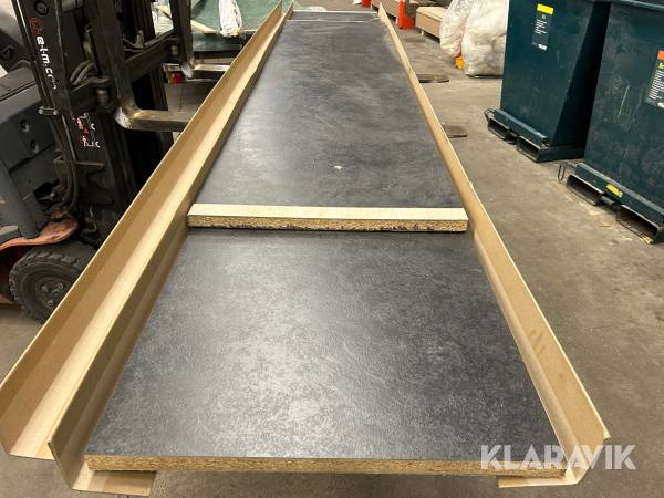 Bänkskiva Basalt Slate P