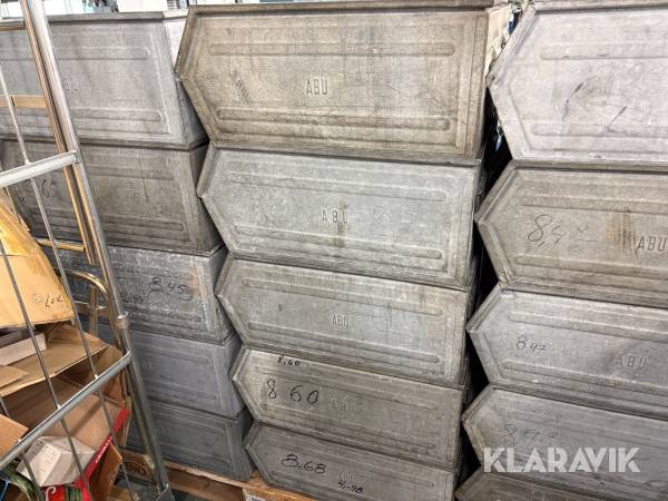 Lagerback stål märkta ABU, stor 5st