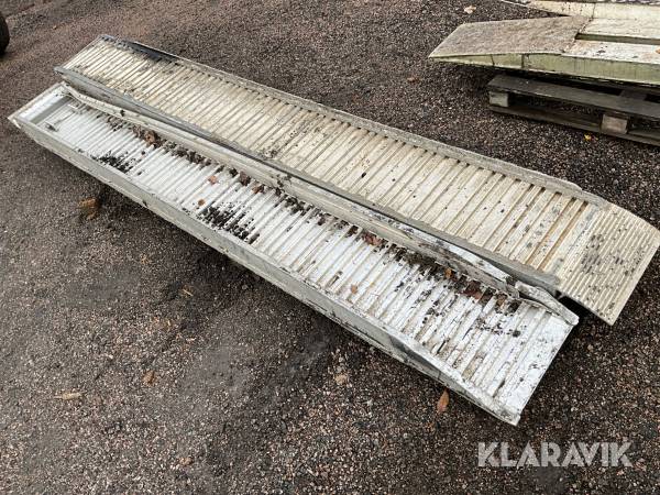 Lastramper Metalmec 2 st, aluminium, 4155 kg