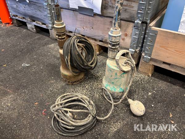 Dränkpumpar 2st