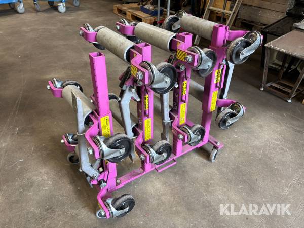 Transportvagnar/dollys/rangervagn GoJak 5000-9" med en 456 GoJak Rack.