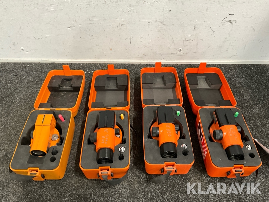 Avvägningsinstrument 4st Geo Fennel,okänd N.10, okänd