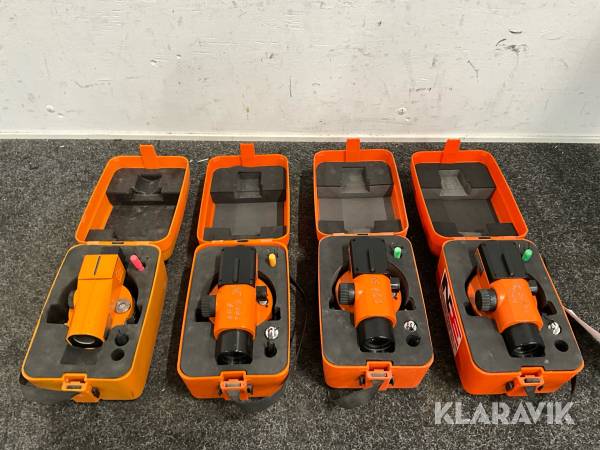 Avvägningsinstrument 4st Geo Fennel,okänd N.10, okänd