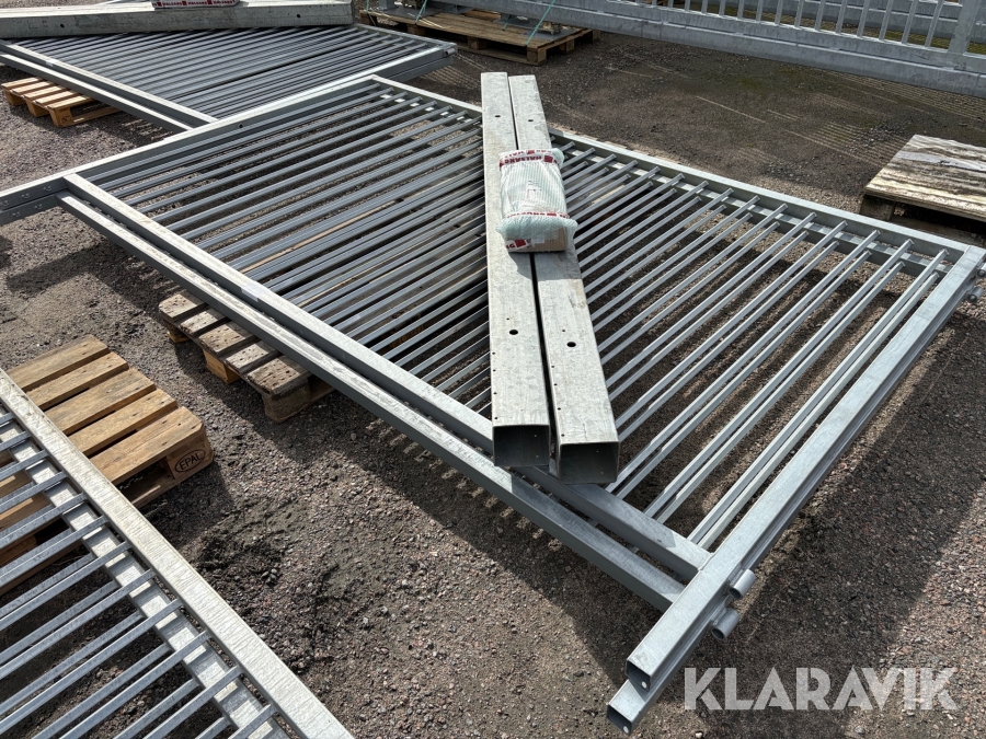 Slaggrind dubbel Halsäng 7m manuell