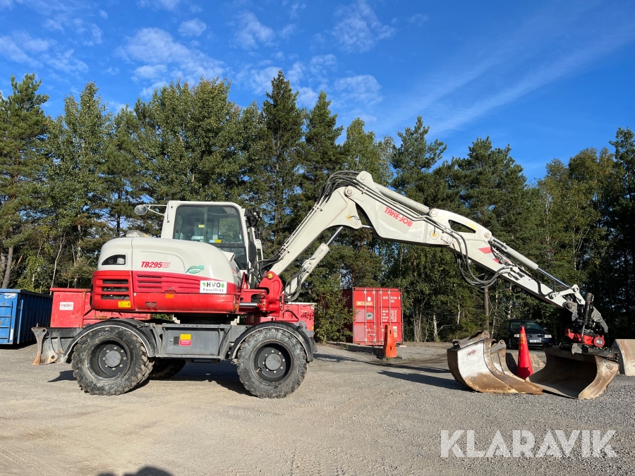 Grävmaskin Takeuchi TB295W med redskap