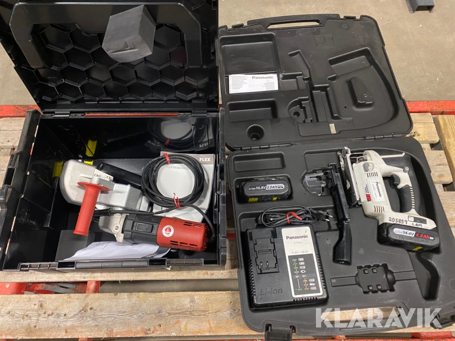 Sticksåg 1st, Spårfräs 1st Panasonic / Flex EY4541 / F 1109