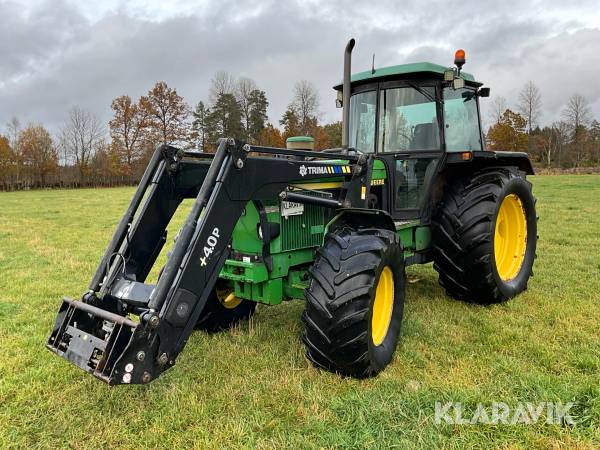 Traktor John Deere 3650 med frontlastare